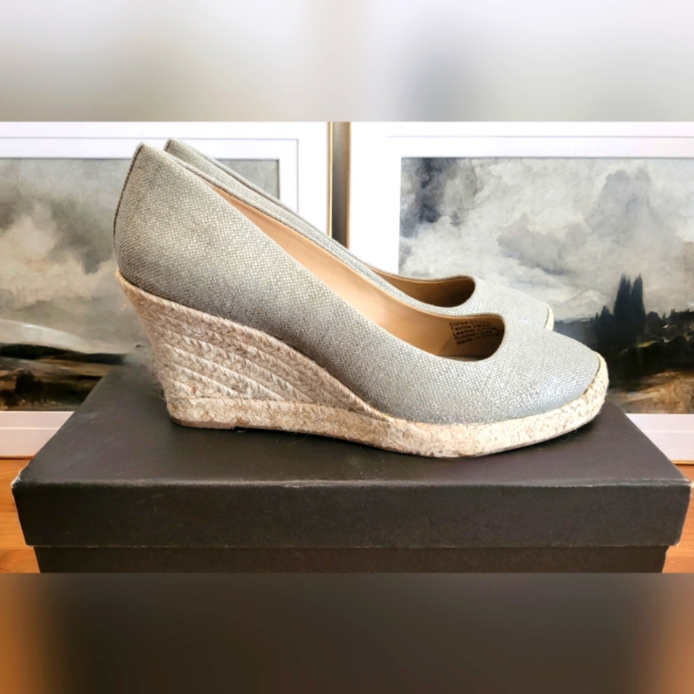 Women's JCREW SEVILLE Wedge Espadrilles Size 9.5